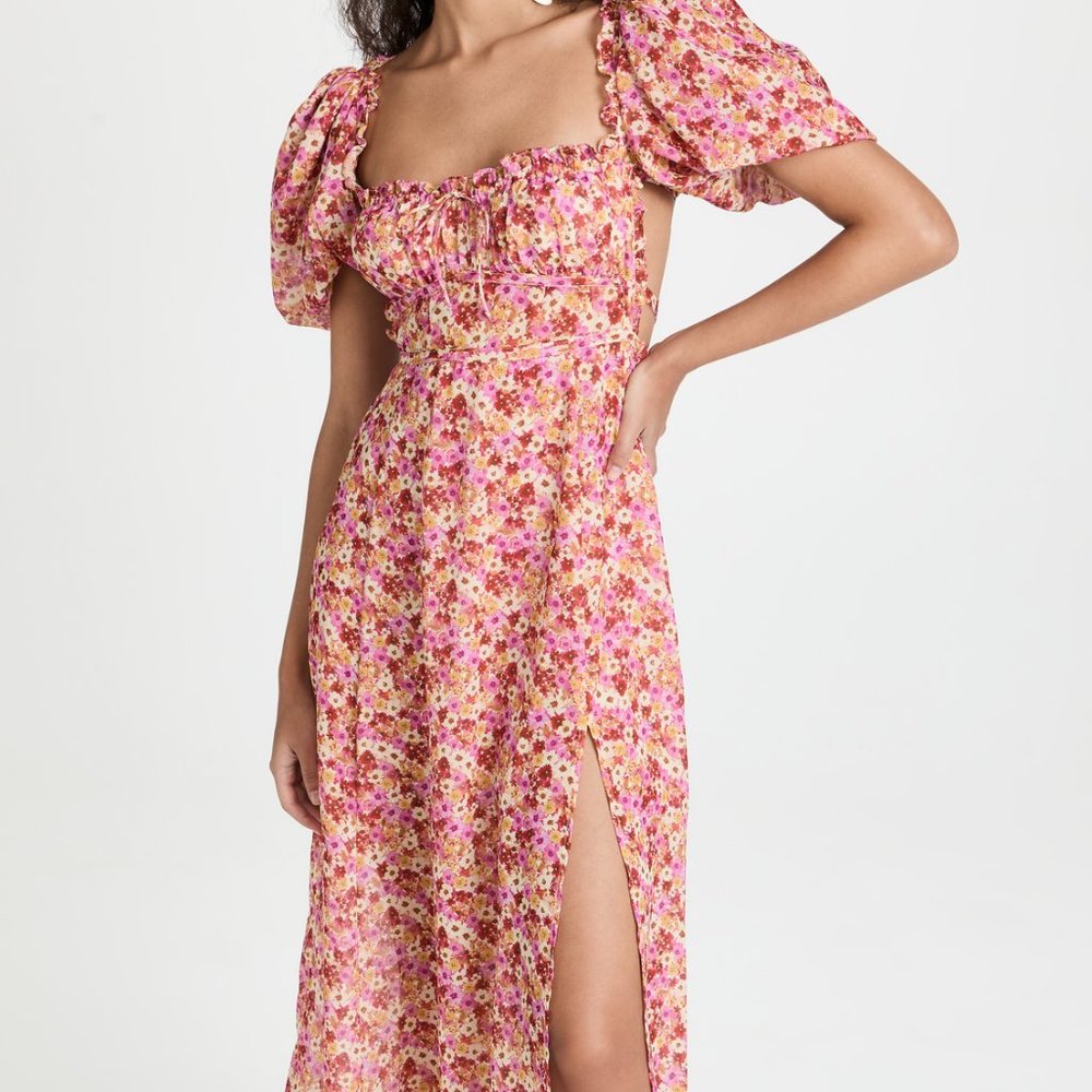 For Love and Lemons Felicia Midi Dress